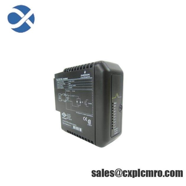 Emerson KJ3001X1-CA1 12P1980X062: Industrial Discrete Input Module, Designed for Precision Control