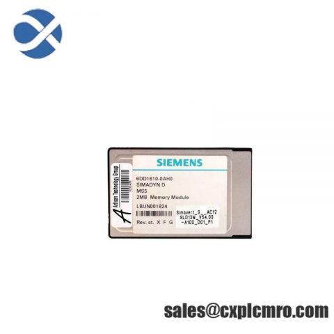 SIEMENS SIMADYN D Memory Submodule 6DD1610-0AH0 - Advanced Memory Solution for Industrial Automation