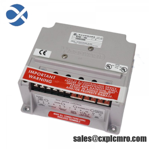 WOODWARD PLC 8290-184 EPG SPEED CONTROLLER - Precision Engine Management Solution