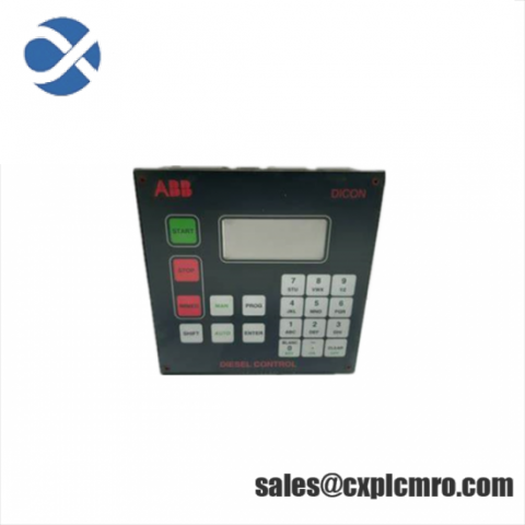 ABB CMA112 Diesel Control Display Panel - Advanced Monitoring Solution