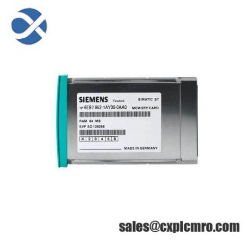 Siemens 6ES7952-0AF00-0AA0: High-Performance RAM Memory Card for Industrial Control